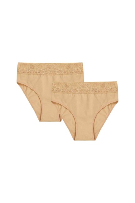 Bross - 1277 2-Pack Elastane Lace Women's Panties