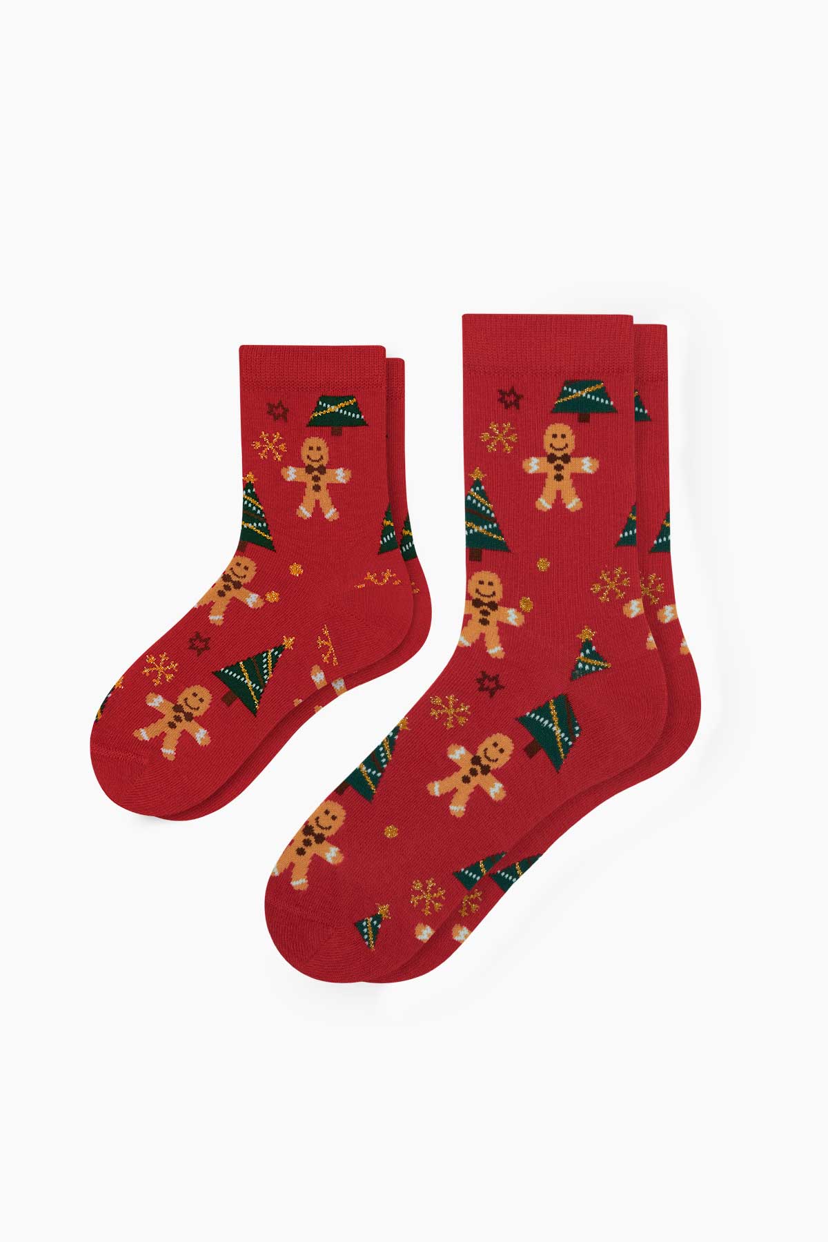 2-Pack Cookie Patterned Mother-Daughter Socks