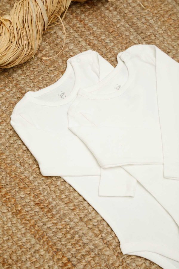 2-pack Organic Cotton Baby Long Sleeve Body