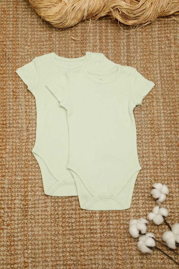 2-pack Organic Cotton Baby Short Sleeve Body