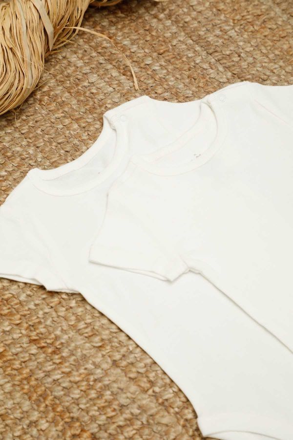 2-pack Organic Cotton Baby Short Sleeve Body