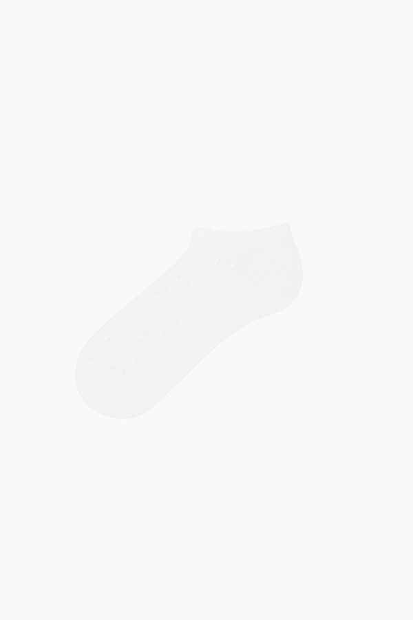 2'li Paket Siyah-beyaz File Spor Kadın Çorabı