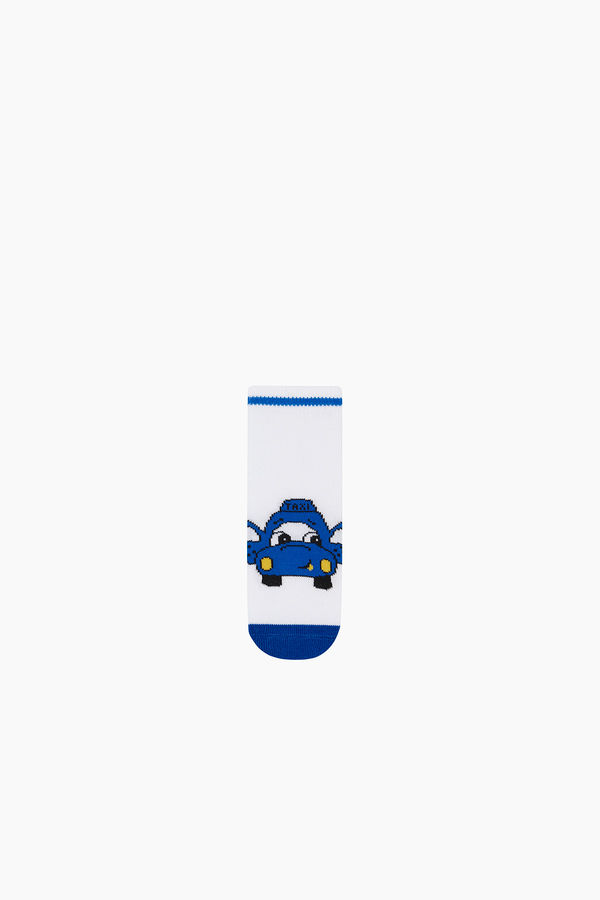 Bross 3'lü Paket Araba Desenli Bebek Çorabı
