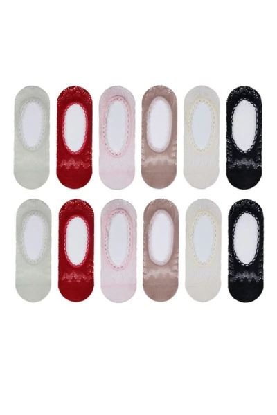 Tulip Renkli Çocuk 12li File Çorap Asorti