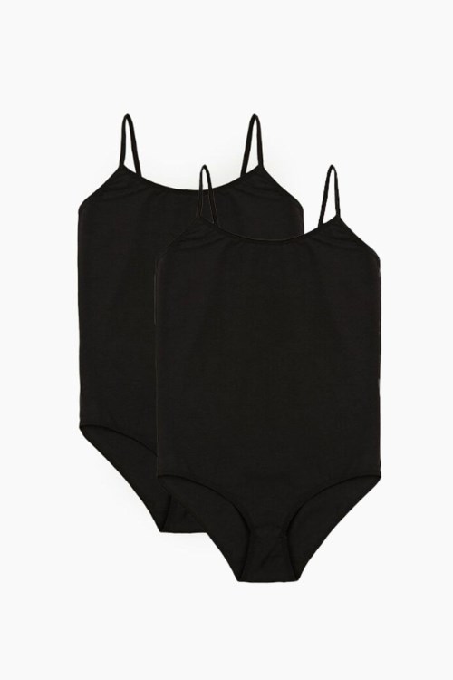 Bross Kadın Çıtçıtlı Askılı Body 2li Siyah 1054 Siyah