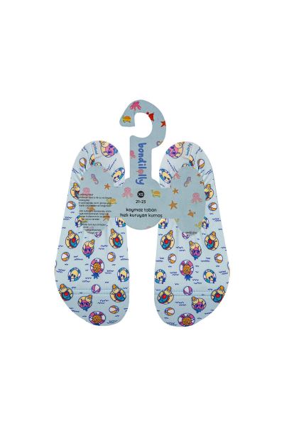 Meyve Desenli Kaydırmaz Çocuk Deniz Ayakkabısı  TURUNCU