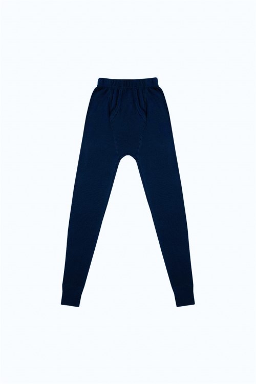 2272 %100 Pamuk Çocuk Alt İçlik Lacivert