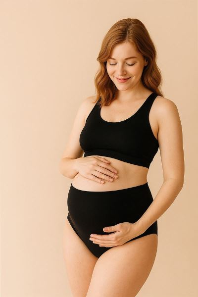 Hamile Kadın 3lü Siyah Külot Siyah