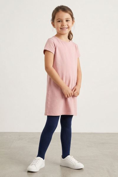 Çocuk Pamuklu Külotlu Çorap Lacivert Lacivert