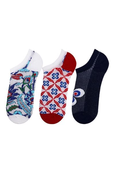 Çin Desen 3lü Kadın Step Asorti