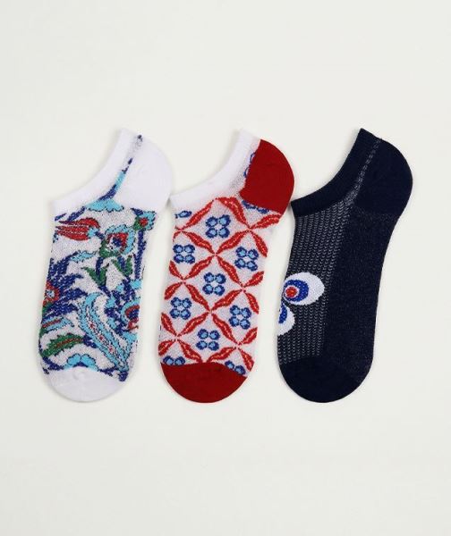 Çin Desen 3lü Kadın Step Asorti