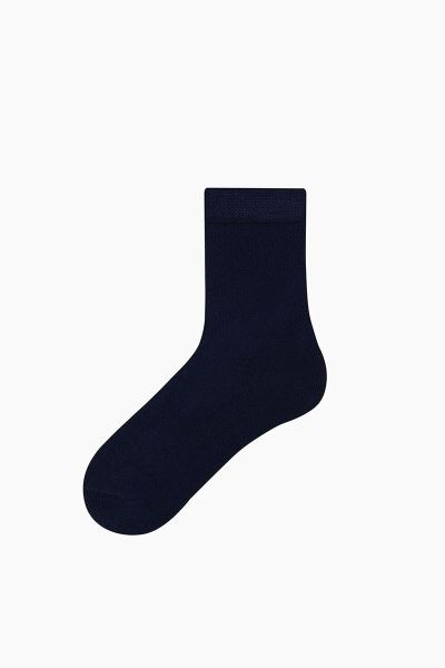 Bross 3lü Lacivert Bambu Çocuk Çorap Lacivert