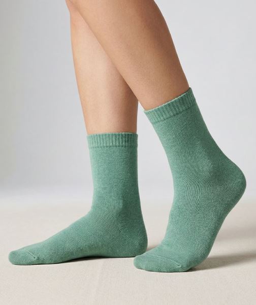 Havlu Düz Kadın 3lü Soket Mint Mint