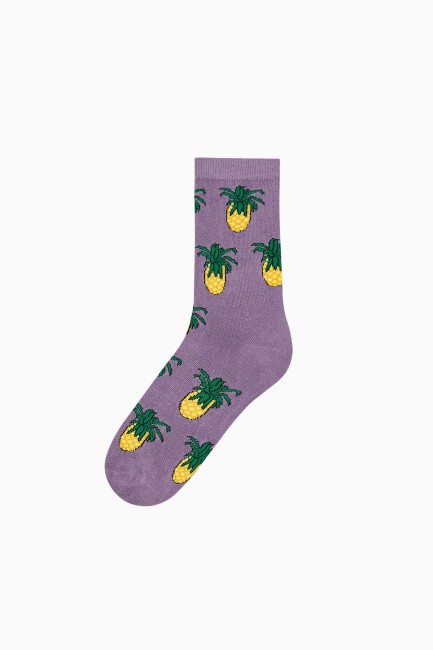 Bross - Ananas Muster Damen Socken