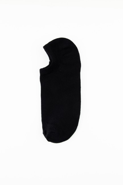 Bross 6lı Basic Siyah Erkek Sneaker Çorap - Thumbnail