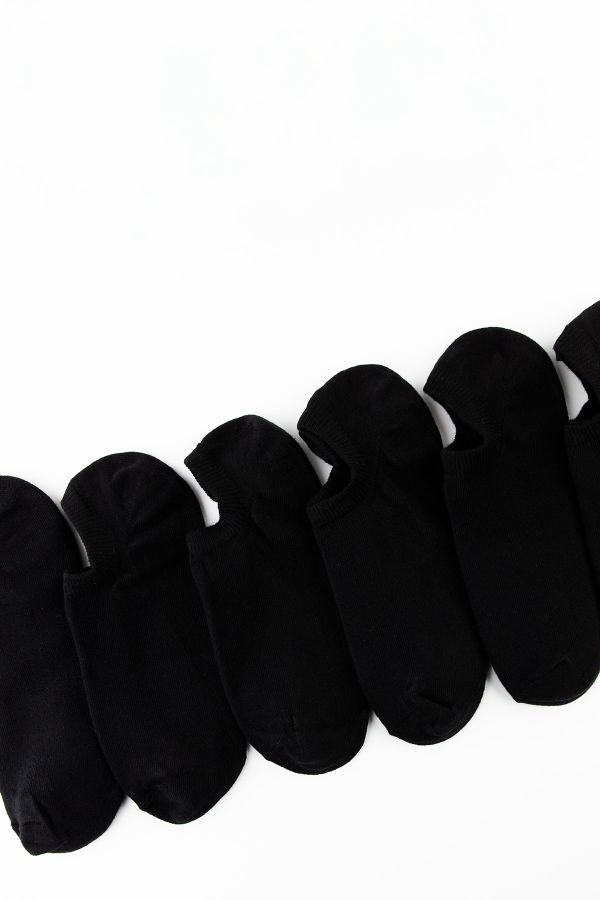 Bross 6lı Basic Siyah Erkek Sneaker Çorap