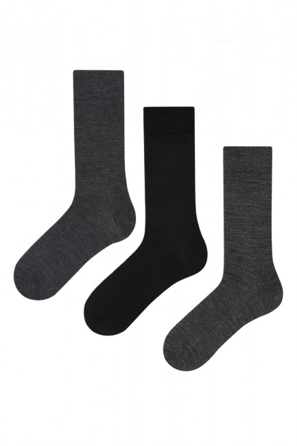 Bross - Bross 3 Pack Men's Wool Socks