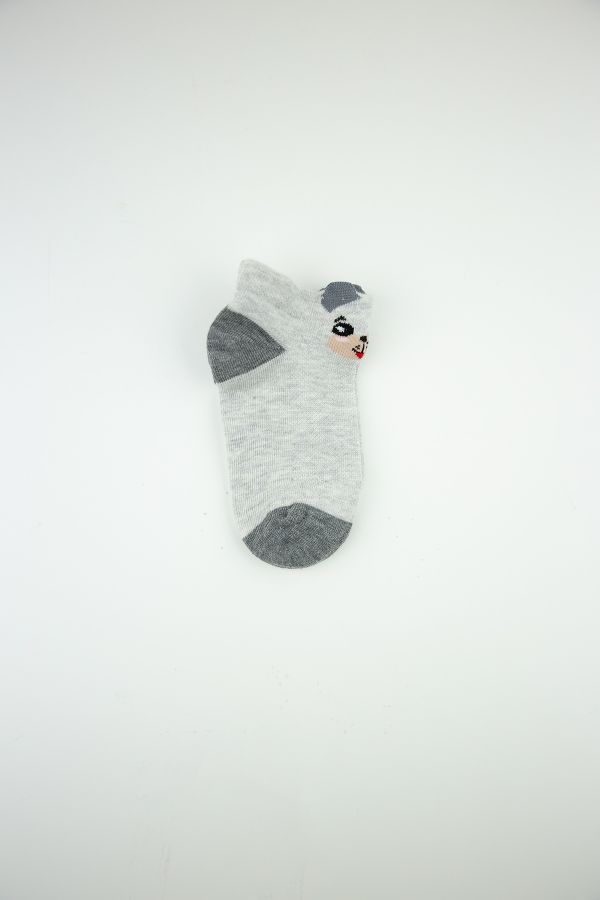 Bross 3D Face Erkek Çocuk Patik Çorap