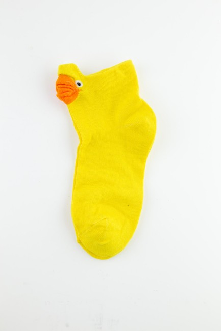 Bross 3lü 3D Ördek Desenli Çocuk Çorabı - Thumbnail