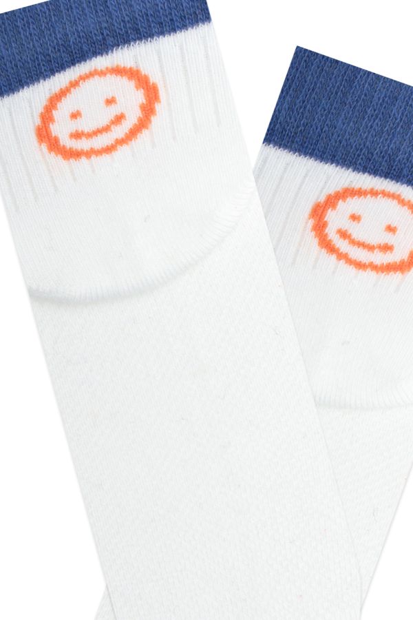 Bross 3 lü Emoji Desenli Patik Çocuk Çorabı