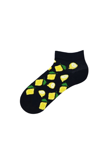 Bross 3lü Meyve Desenli Patik Erkek Çorap - Thumbnail