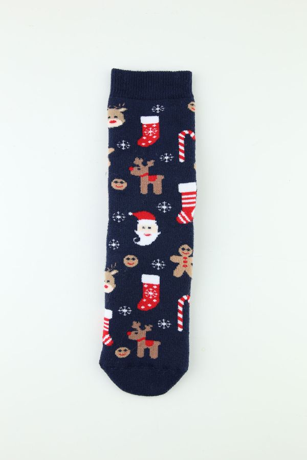 Bross 3lü Noel Kaydırmaz Havlu Çocuk Soket Çorap