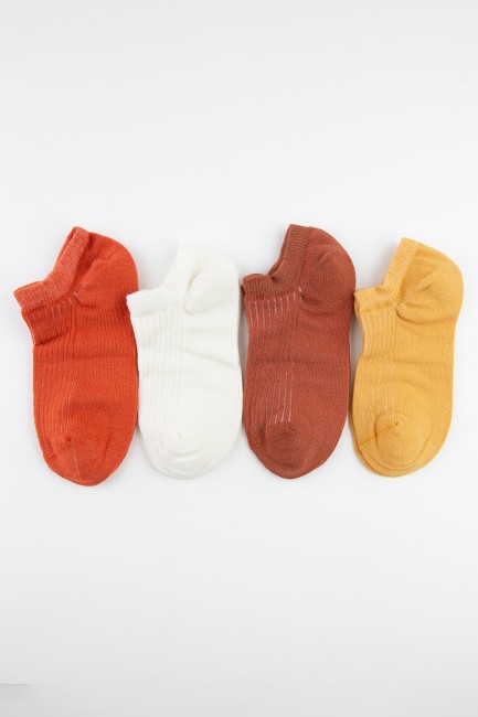 Bross 4lü Çocuk Sneaker Çorabı - Thumbnail