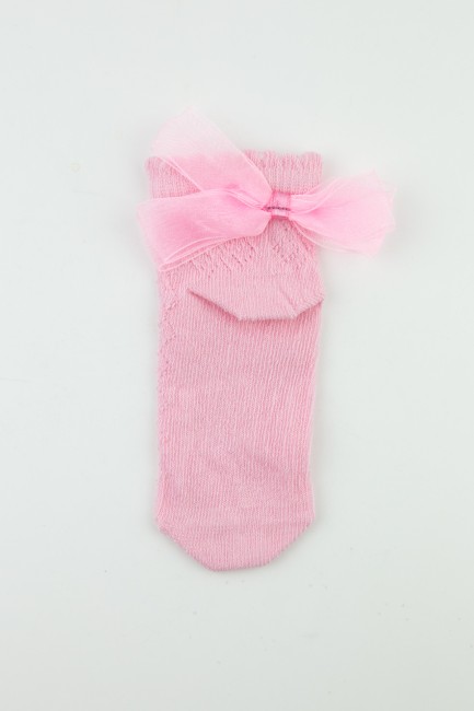 Bross Aksesuar Detaylı 3lü Bebek Soket Çorap - Thumbnail