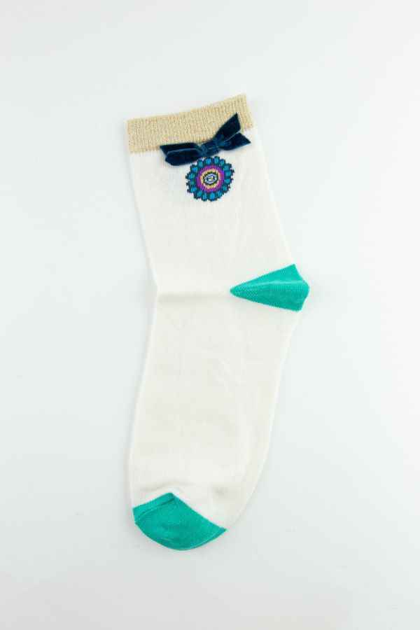 Bross Aksesuarlı Kadın Soket Çorap