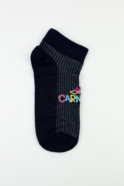 Bross Carnıval Desen Kadın Patik Çorap - Thumbnail
