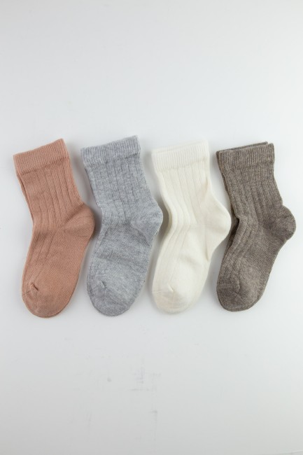 BROSS - Bross Derbili Kız Bebek Soket Çorap
