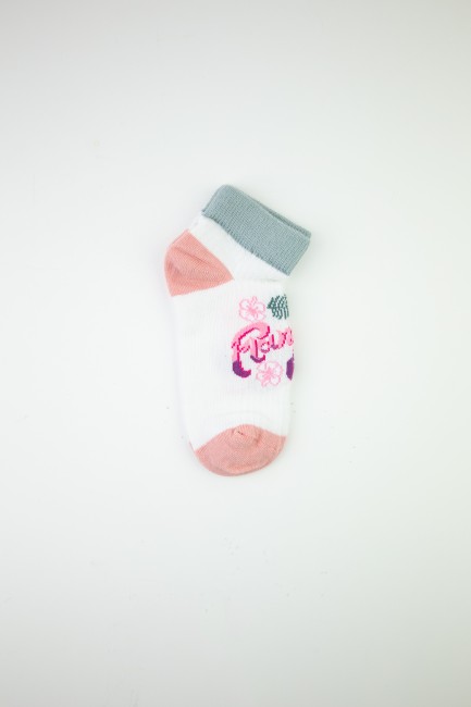 Bross Flamingo Desen Kız Çocuk Patik Çorap - Thumbnail