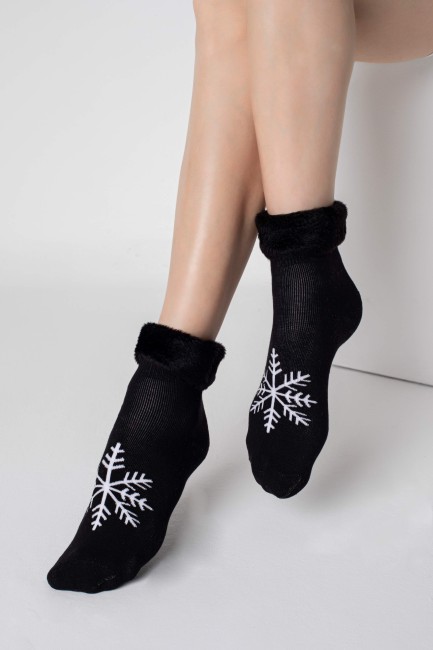 BROSS - Bross Kar Taneli Havlu Kadın Soket Çorap