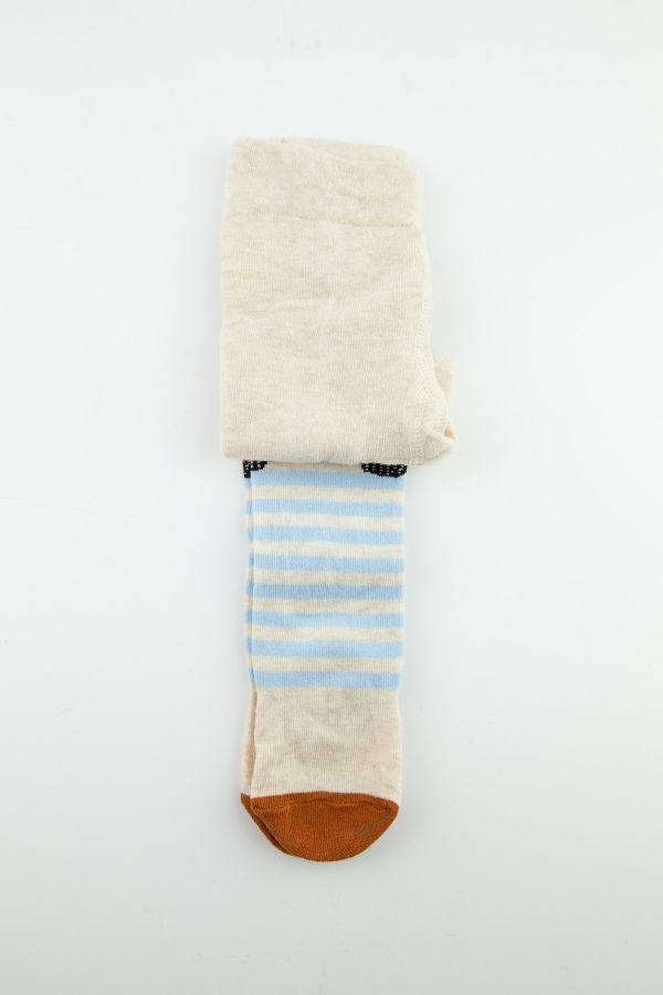 Bross Kedili Araba Desenli Bebek Külotlu Çorap