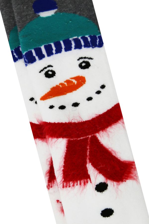 Bross Noel Baba Desen Havlu Çocuk Külotlu Çorap