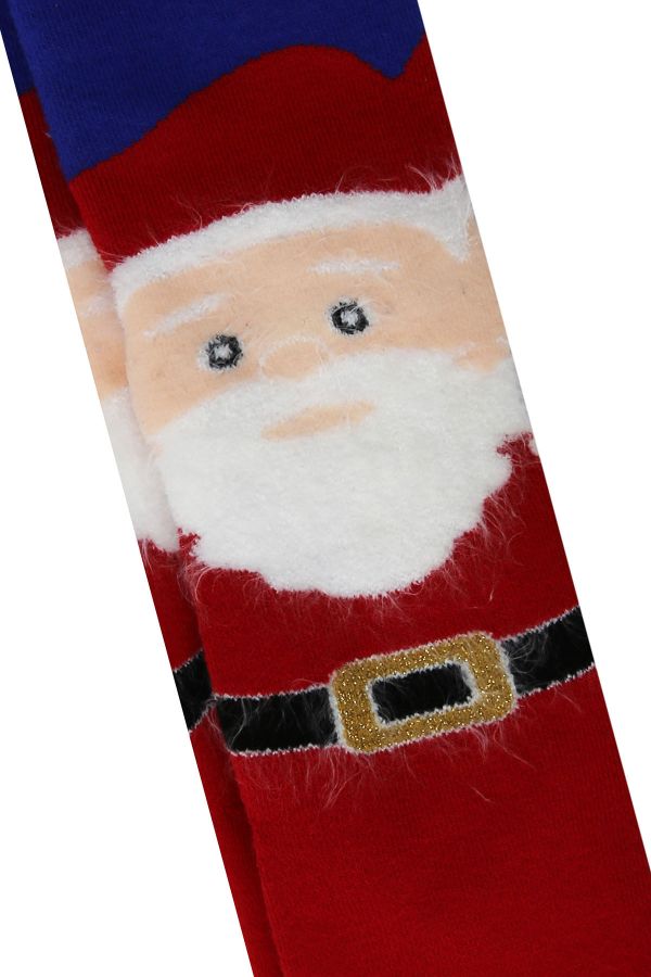Bross Noel Baba Desen Havlu Çocuk Külotlu Çorap