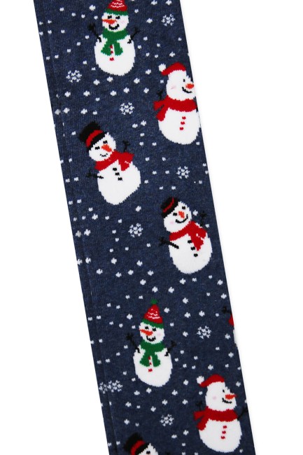 Bross Noel Temalı Havlu Çocuk Külotlu Çorabı - Thumbnail