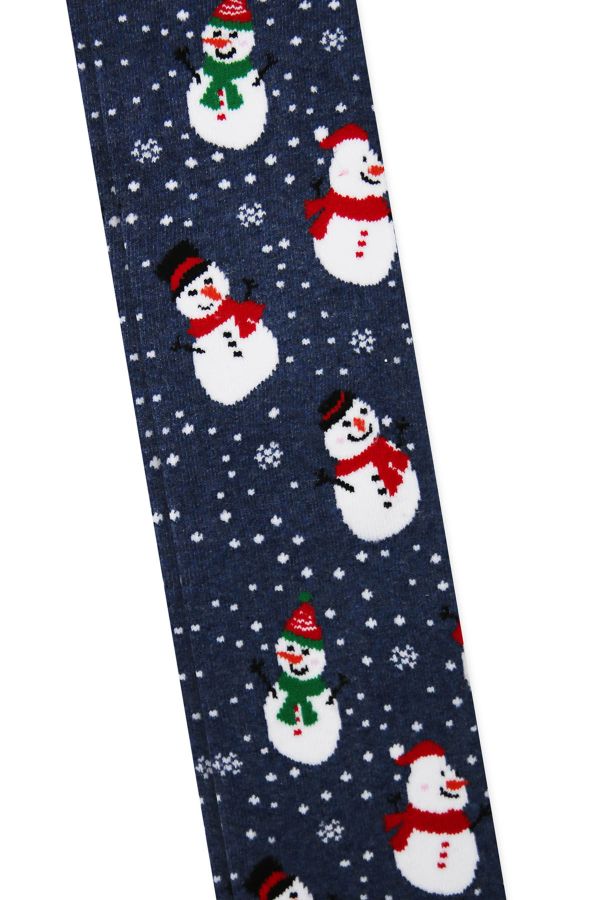 Bross Noel Temalı Havlu Çocuk Külotlu Çorabı