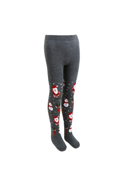 BROSS - Bross Noel Temalı Havlu Çocuk Külotlu Çorabı