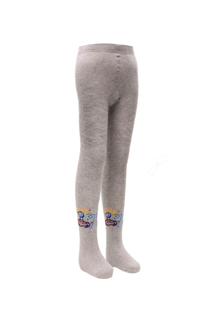 BROSS - Bross Oyun Desenli Havlu Çocuk Külotlu Çorabı