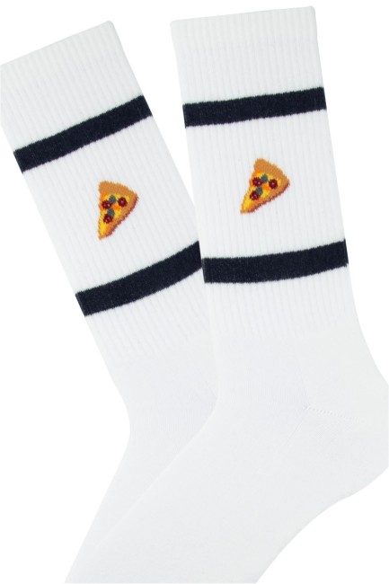 BROSS - Bross Pizza Erkek Havlu Soket Çorap