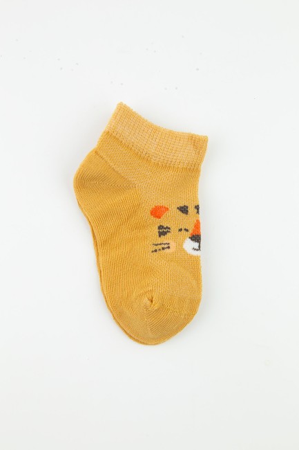 Bross 3lü Tigger Erkek Bebek Patik Çorap - Thumbnail