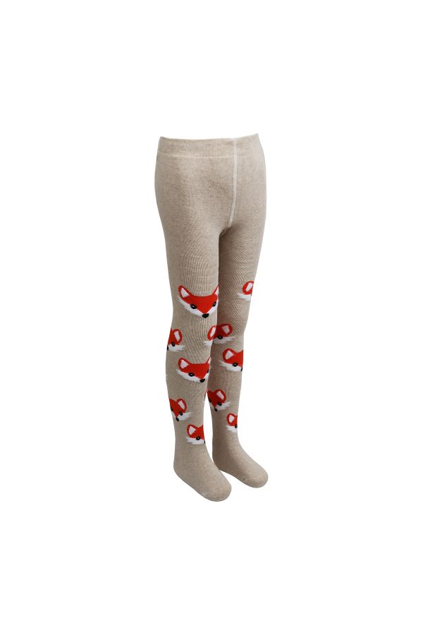 Bross Tilki Desen Havlu Çocuk Külotlu Çorabı