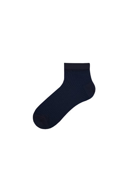 Bross Yazlık Lakost Örgü Desen Kadın Patik Çorap - Thumbnail
