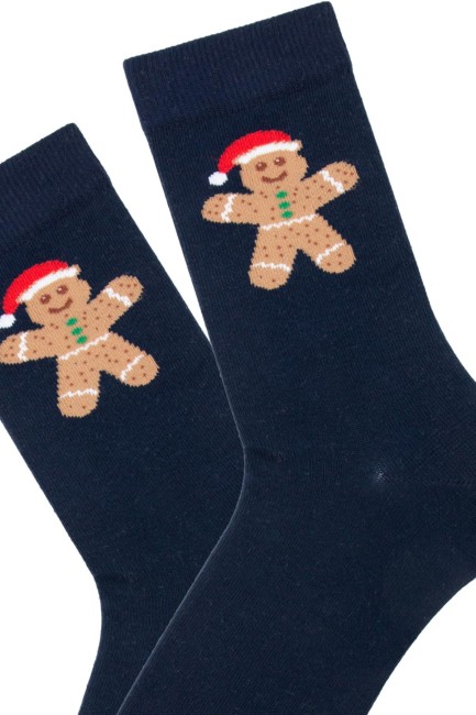 Bross Yılbaşı Kurabiye Erkek Soket Çorap - Thumbnail