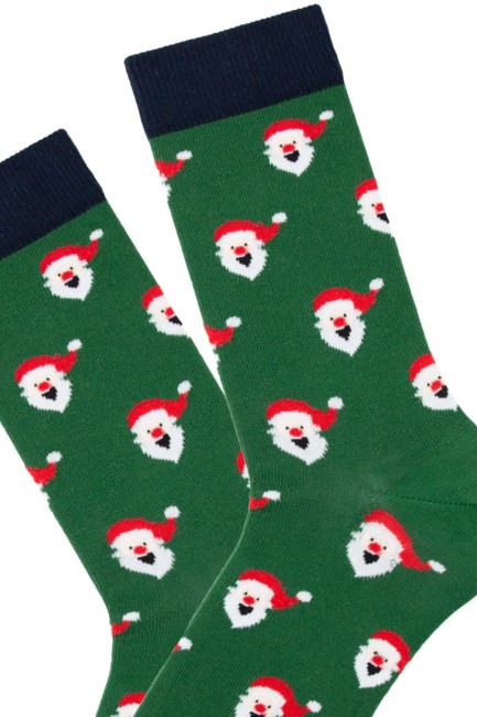 Bross Yılbaşı Noel Baba Erkek Soket Çorap - Thumbnail
