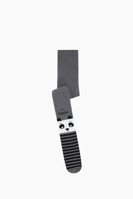 Bross - Çemberli Panda Havlu Külotlu Çocuk Çorabı