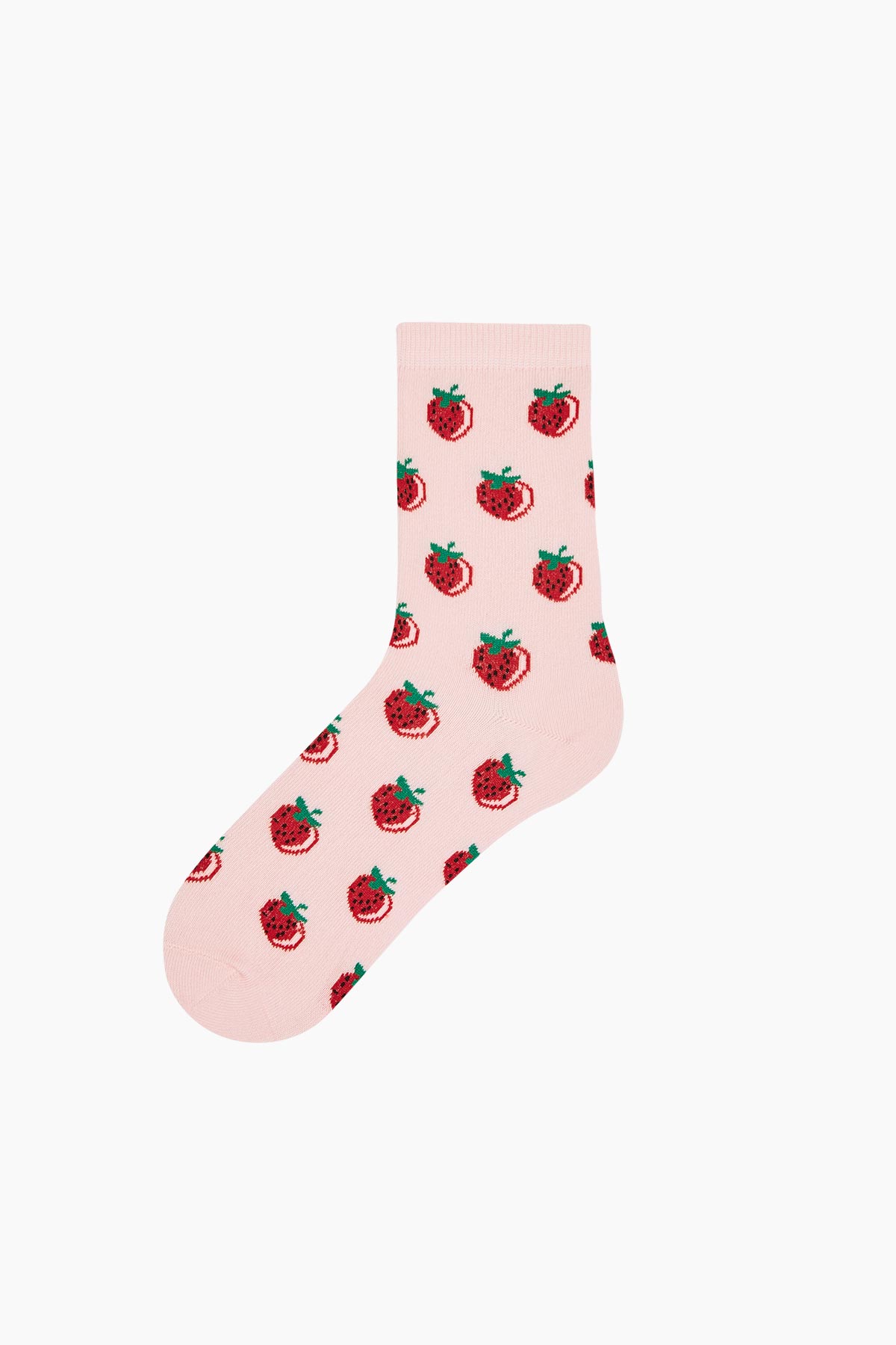 Bross - Erdbeermuster Damen Socken
