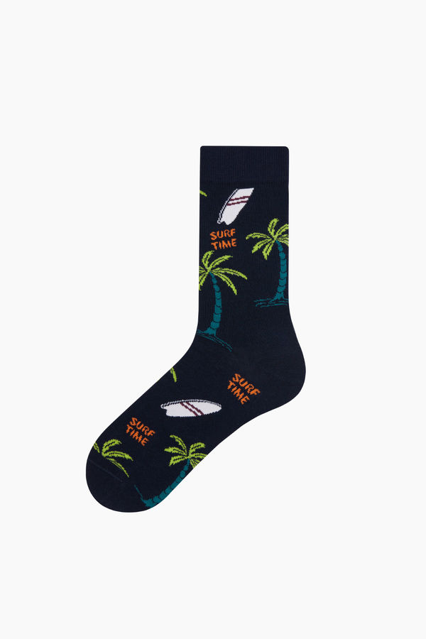 Bross Hawai Desenli Erkek Çorap