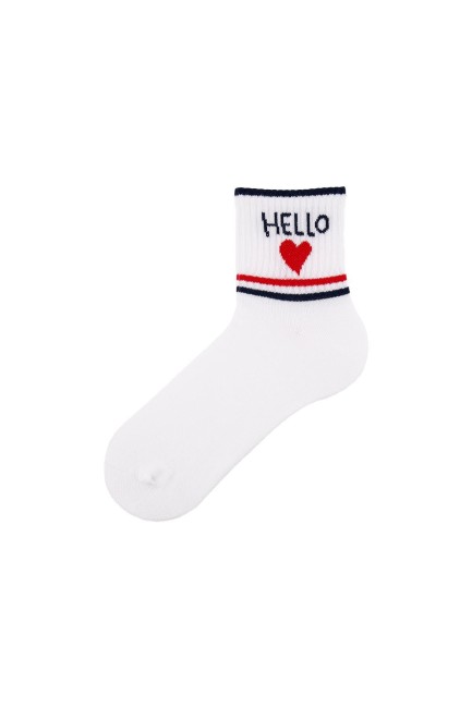 Tülip Hello Pamuk Karışık Kadın12li Soket Çorap - Thumbnail